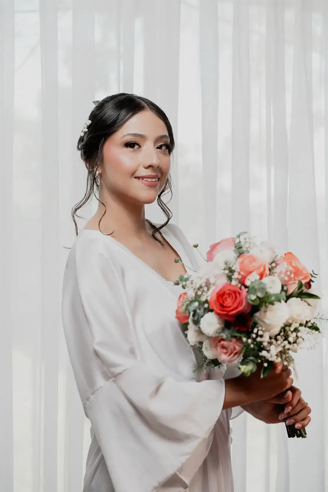 Preparación de la novia fotografía profesional Pereira